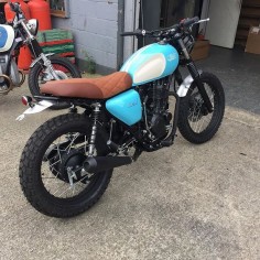 Nice little bike we just finished its a mash 400 rides really good and don't look bad two we made some nice parts for the bike ;)