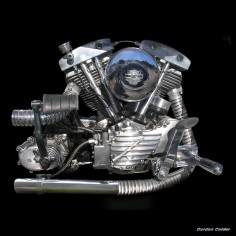 NO 12: CLASSIC HARLEY DAVIDSON SHOVELHEAD ENGINE by Gordon Calder, via Flickr
