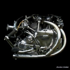 NO 36: CLASSIC VINCENT SERIES B HRD RAPIDE MOTORCYCLE ENGINE by Gordon Calder, via Flickr