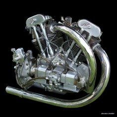 NO 7: VINTAGE 1934 BROUGH SUPERIOR 998cc JTOS  8/75 MOTORCYCLE ENGINE by Gordon Calder, via Flickr