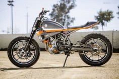 Not many custom motorcycle builders are brave enough to tackle a KTM. But Roland Sands is one of them, and this stunning tracker is the result.