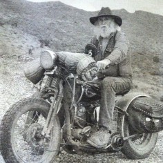 old cowboy on his steel horse | #motorcycle #motorbike