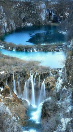 One of the most beautiful and peaceful things in nature to be around. Waterfalls Lakes Plitvice, Croatia National Park Is among the 20 most beautiful lakes in the world to 17th place.