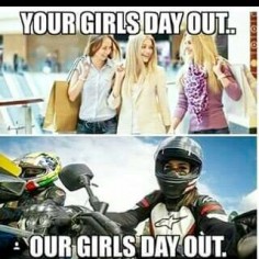 Our girls day out. Me and my friend have the best laugh, fun and talk while riding