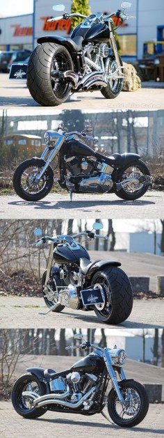 Our latest Harley-Davidson Fat Boy project at #Thunderbike