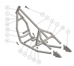 Our rigid bobber frame assembly guide which shows how to build the frame using a frame jig.