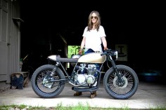 Paula Dean - Honda CB550 Cafe Racer ~ Return of the Cafe Racers
