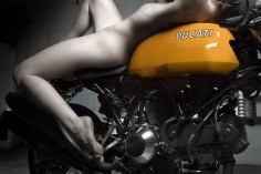 PERFECT!!! motorcycle girl DUCATI Classic Sport