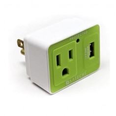 Plug in that allows both plug in charging and USB charging