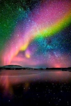 Preciosa aurora en Tasmania, Australia