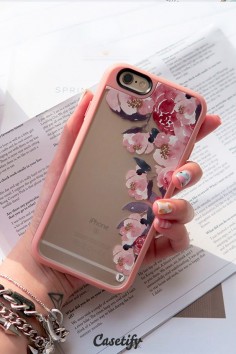 Pretty #pink flowers. Click through to see more floral iPhone 6 designs >>>  | @Casetify