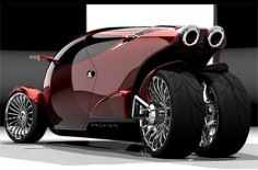 Proxima is the car bike hybrid concept  a two-seater hybrid vehicle with a car view in front and a motorcycle look at the rear. What do we think?