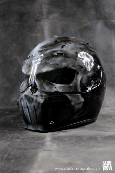 Punisher Motorcycles Helmet. More art: