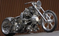 Radial Hell "Aero Bike" by Jesse James - powered by a 7-cylinder Rotec radial aircraft engine