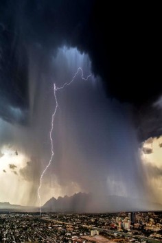 Rain and Lightning