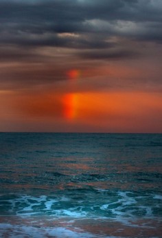 Rainbow sunset