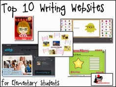 Raki's Rad Resources: Top 10 Writing Websites for the Elementary Classroom. Use these writing websites for authentic keyboarding practice in 4, 5, 6.