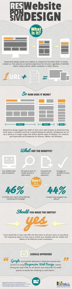 Responsive Website Design: Everything You Need To Know  #Infographic