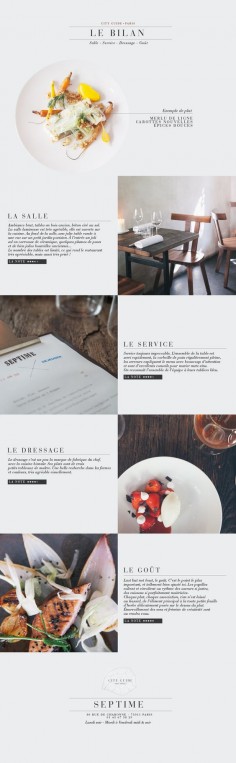 Restaurant website design. #webdesign #layout