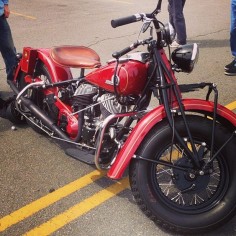 Restored Indian Motorcycle