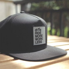 Ride More Work Less hat from Scotch and Iron