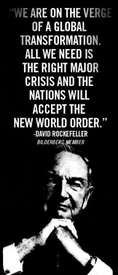 Rockefeller, Yes, he said  folks have no idea how your life will change for the worse. Wake 