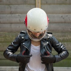 Roland Sands Women's Riot Glove - Bell Bullitt helmet