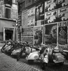 Rome, 1950 - vespa