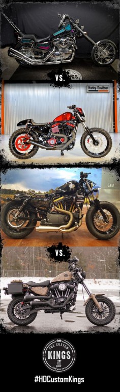 Round two of the #HDCustomKings Sportster competition is underway. Who will win the crown? Vote daily! | Harley-Davidson #HDCustomKings At-Large Region
