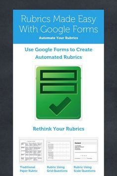 Rubrics Made Easy With Google Forms