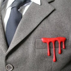Sissi Westerberg  D is for Drip 'Something Inside' Brooch in acrylic.  x  x "