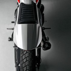 Skunk Machine: Giving the new Ducati Scrambler a cafe racer vibe.