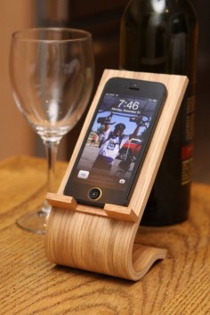 Smartphone Desk Stand by Terryswoodworking, $