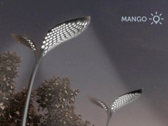 Solar and Water-Powered Street Lights Take a Cue from the Mango Leaf : TreeHugger