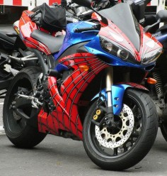 Spiderman Motorcycle by Brian Parkin, via Flickr