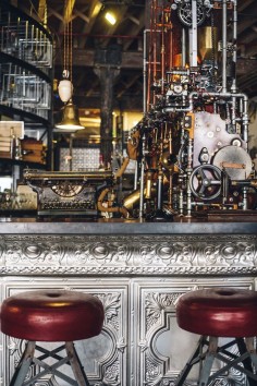 Steampunk Coffee Shop In Cape Town, South Africa