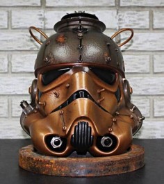 steampunk storm trooper helmet