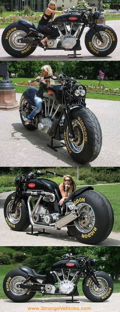 STRANGE HUGE MOTORCYCLE!