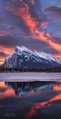 Sunrise in Banff National Park, Canada