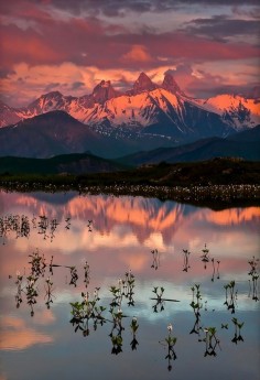 Sunset on Guichard Lake, Alps, by Joris Kiredjian, on 500px.