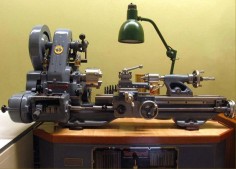 Superbly restored and near-perfectly original 1952 Myford ML7 metal lathe.
