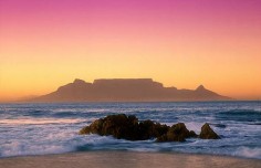 Table Mountain, Cape Town, South Africa. Table Mountain was declared 1 of the "New 7 Natural Wonders of the World" in 2011.