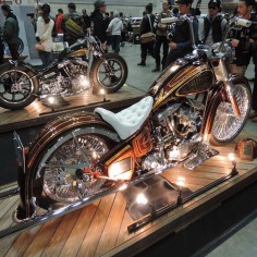 taku420: “Yokohama hotrod custom show 2014 #hcs2014 #Harleydavison #chopper ”