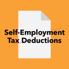 Tax Deductions Guide for Freelancers and the Self-Employed -Self-employment tax: You can deduct half the cost of Medicare and Social Security tax (the portion your employer normally pays for) on form 1040 Line 58.