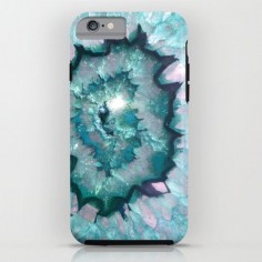 Teal Agate iPhone & iPod Case by TheQuarry | Society6