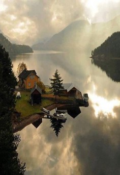 Telemark, Norway - I could wake up to that every morning.