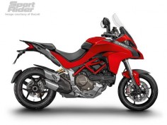 The 2015 Ducati Multistrada now features Desmodromic Variable Timing (DVT) and the Inertial Measurement Unit (IMU) used in the Panigales; the IMU measures roll, pitch and yaw and allows the ABS system to be upgraded to include a cornering function.