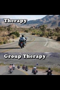 The best type of therapy is riding. #motorcycle #biker