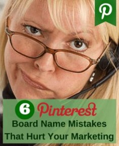The board names may help or hurt your marketing. The more mistakes you make in naming your Pinterest boards, the fewer visitors are converted into followers.
