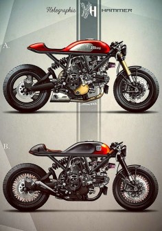 The Bullitt: Ducati cafe racers by Holographic Hammer